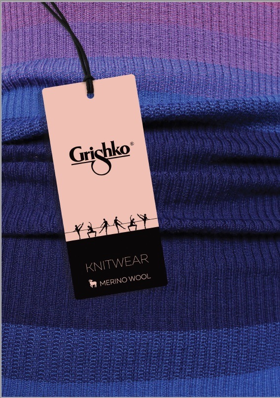 大特価　Grishko ストライプニットショータード　06210　L-XLサイズ限定