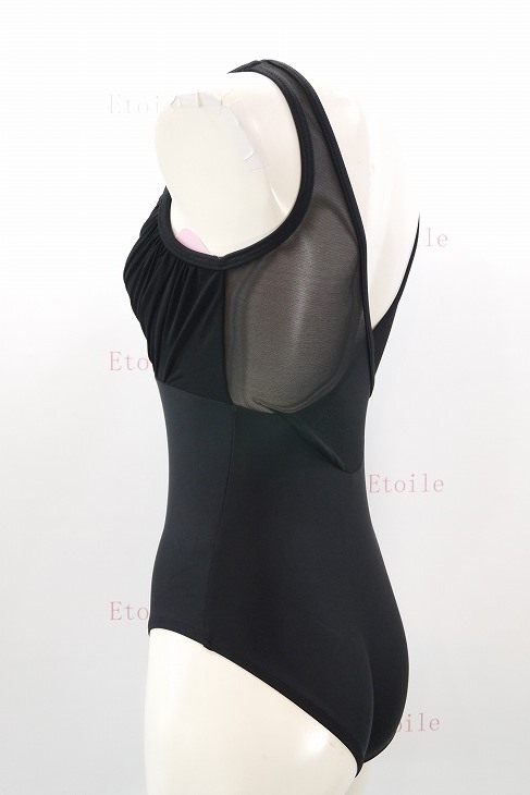 【Jule Dancewear】 メッシュクロスタンクレオタード Alloy