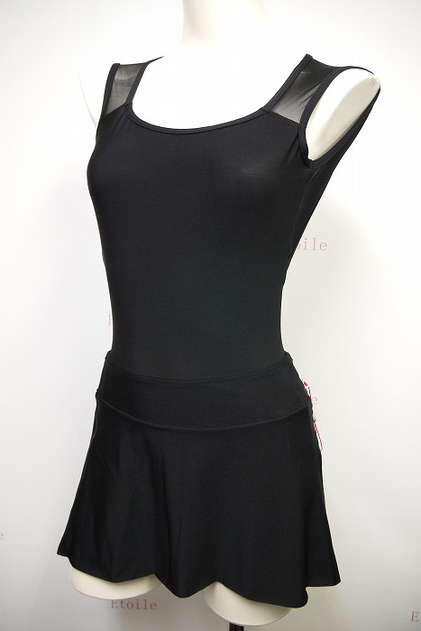 yumiko 黒 クラッシュベロア×メッシュ レオタード L 965487474.jpg?1594520978