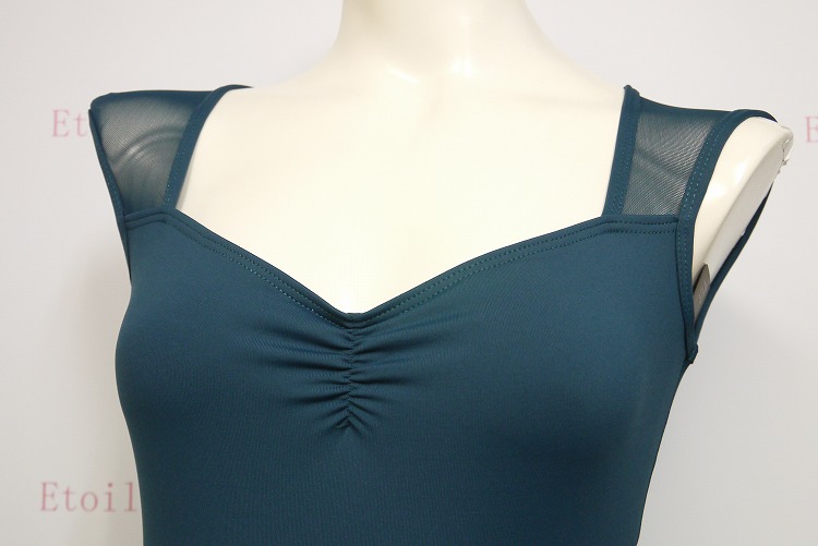 【LULLI Dancewear】　バックメッシュレオタード　“Tulip”