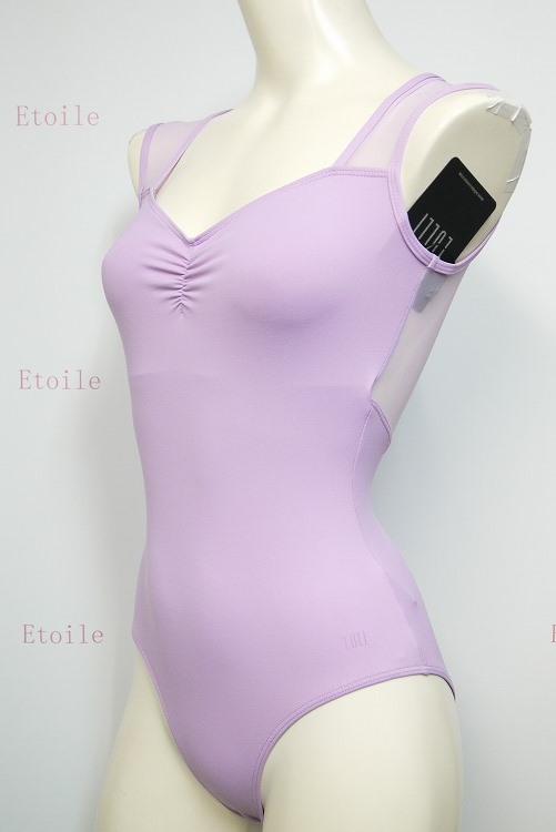 【LULLI Dancewear】　バックメッシュレオタード　“Tulip”