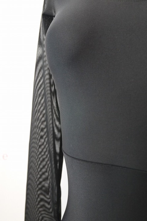 【Jule Dancewear】 メッシュロングスリーブレオタード Luster