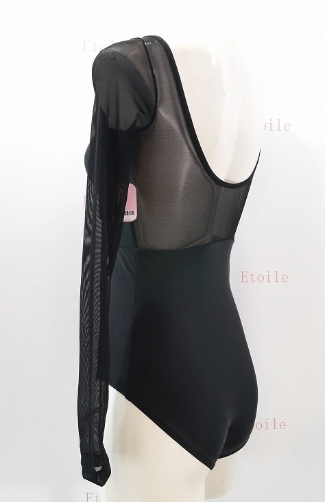 【Jule Dancewear】 メッシュロングスリーブレオタード Luster