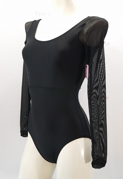 【Jule Dancewear】 メッシュロングスリーブレオタード Luster