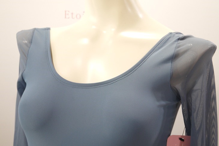 【Jule Dancewear】 メッシュロングスリーブレオタード Luster