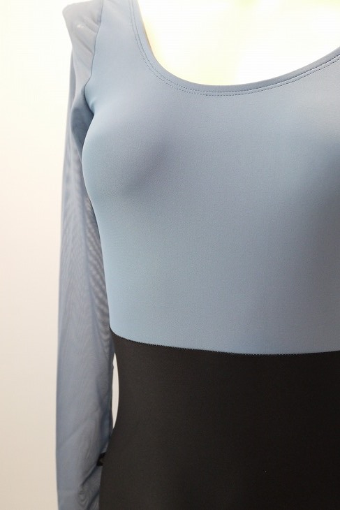 【Jule Dancewear】 メッシュロングスリーブレオタード Luster