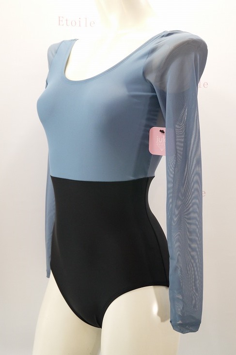 【Jule Dancewear】 メッシュロングスリーブレオタード Luster
