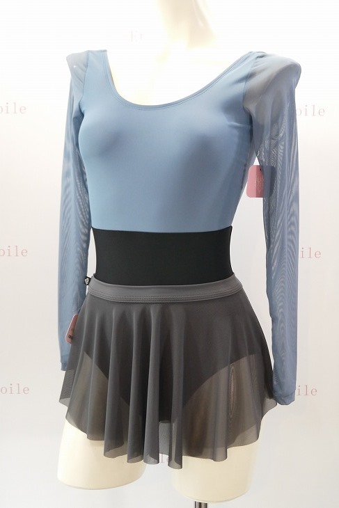 【Jule Dancewear】 メッシュロングスリーブレオタード Luster
