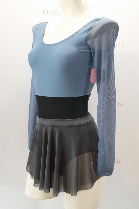 【Jule Dancewear】 メッシュロングスリーブレオタード Luster