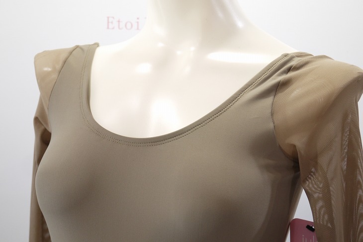 【Jule Dancewear】 メッシュロングスリーブレオタード Luster