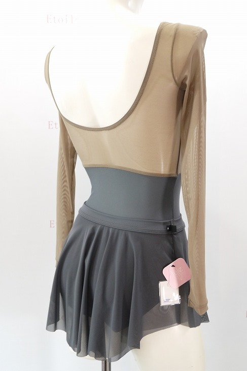 【Jule Dancewear】 メッシュロングスリーブレオタード Luster