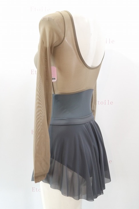 【Jule Dancewear】 メッシュロングスリーブレオタード Luster