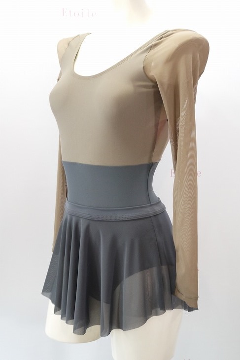 【Jule Dancewear】 メッシュロングスリーブレオタード Luster