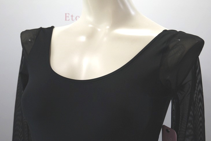 【Jule Dancewear】 メッシュロングスリーブレオタード Luster