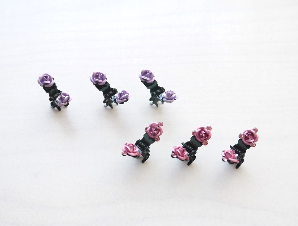 ローズミニヘアクリップ