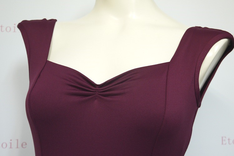 【LULLI Dancewear】　プリンセスシームキャップスリーブレオタード　“Clover”