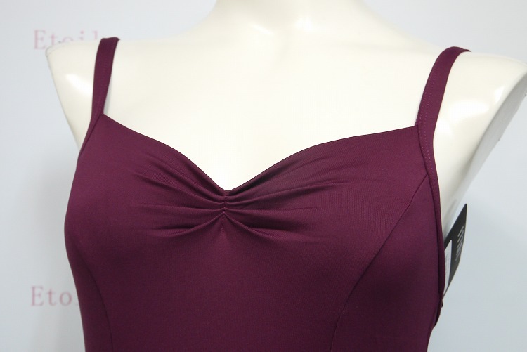 【LULLI Dancewear】　ピンチフロントキャミソールレオタード　“Darya”