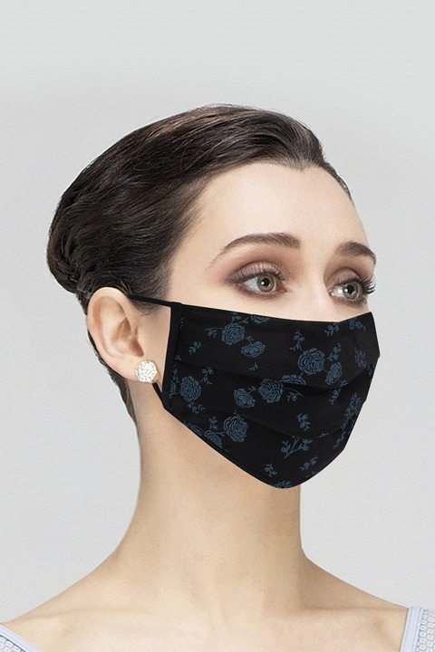 WEARMOI プリーツマスク/ローズ　MASK026