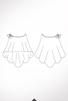 【メーカー取り寄せ】WEAR MOI メッシュ巻きスカート APOLO