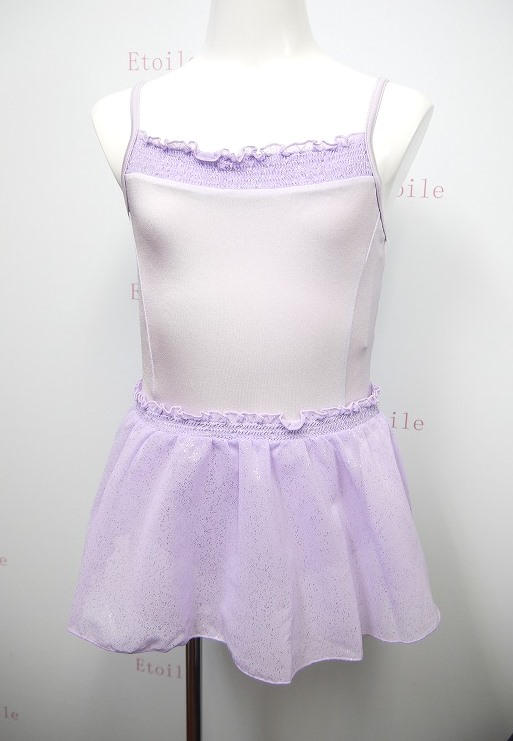 kids CAPEZIO ラメフリルキャミソールレオタード 11495C