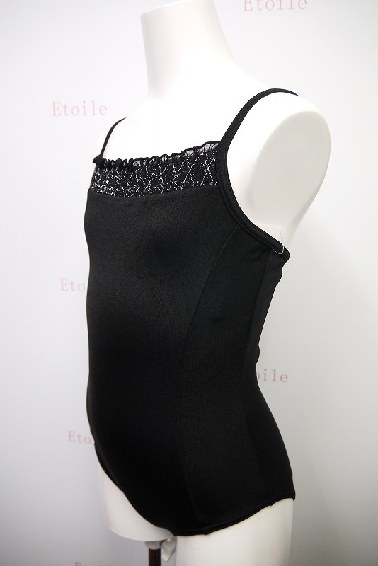 kids CAPEZIO ラメフリルキャミソールレオタード 11495C