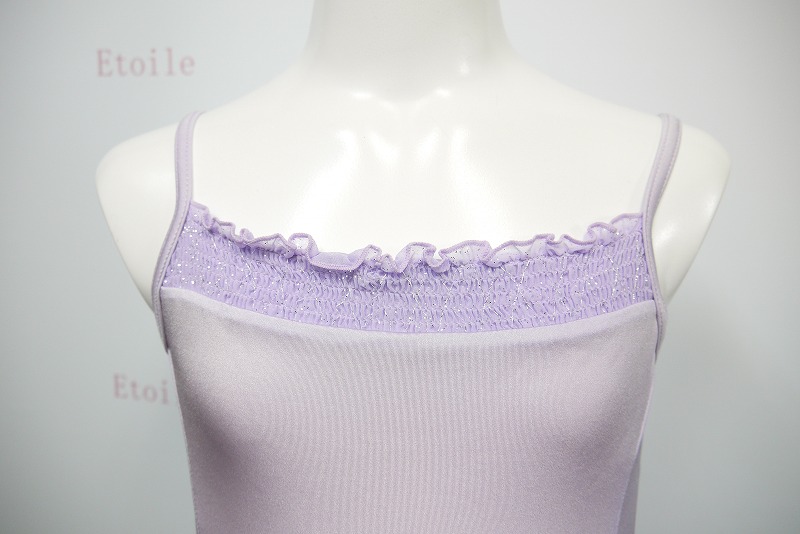 kids CAPEZIO ラメフリルキャミソールレオタード 11495C