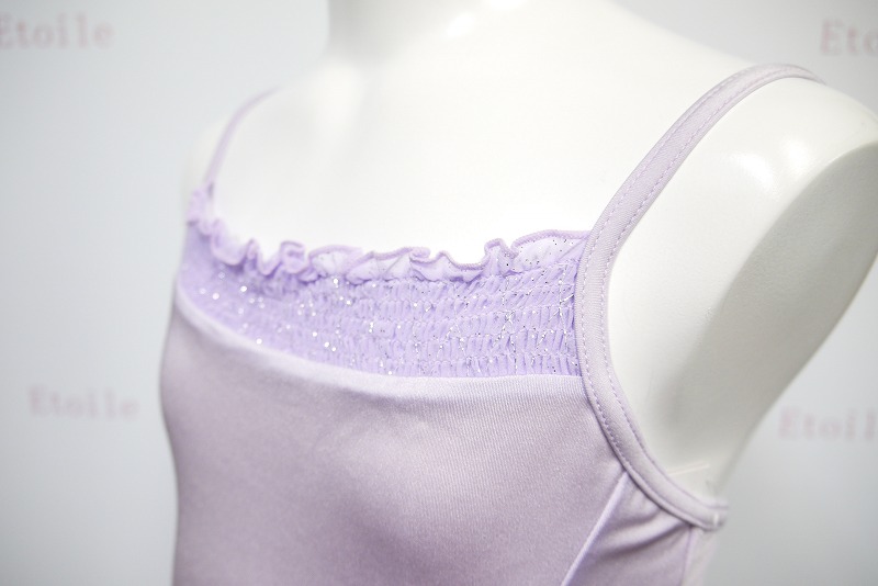 kids CAPEZIO ラメフリルキャミソールレオタード 11495C