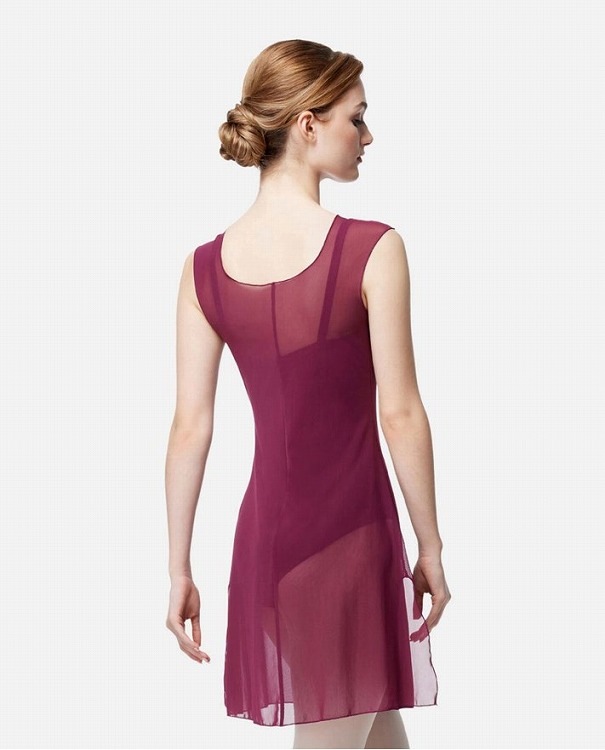 【LULLI Dancewear】　メッシュタンクドレス　“Kristeen”