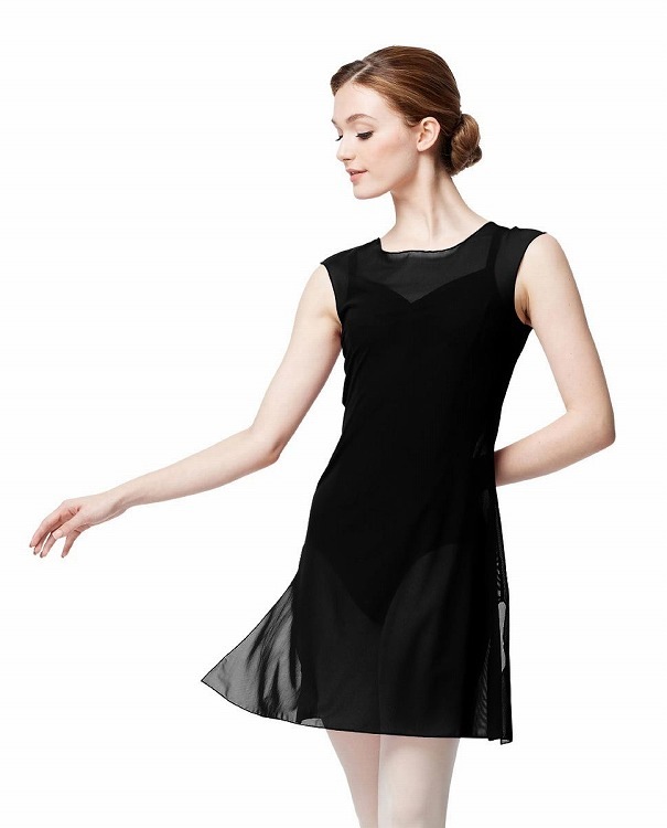【LULLI Dancewear】　メッシュタンクドレス　“Kristeen”