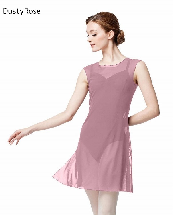【LULLI Dancewear】　メッシュタンクドレス　“Kristeen”