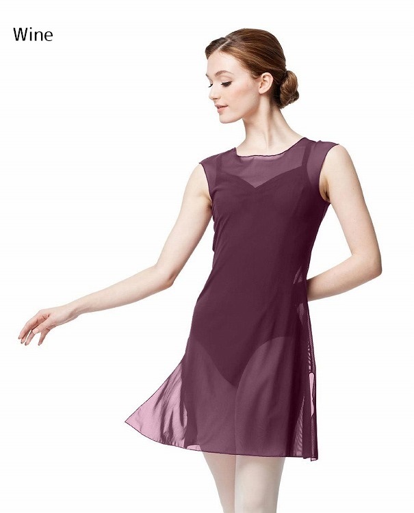 【LULLI Dancewear】　メッシュタンクドレス　“Kristeen”