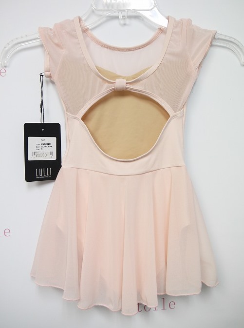 【LULLI Dancewear】　キャップスリーブドレスレオタード　“Stacey”