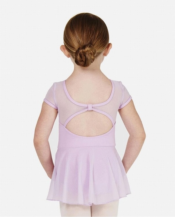 【LULLI Dancewear】　キャップスリーブドレスレオタード　“Stacey”