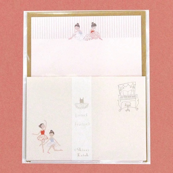 Shinzi Katoh　レターセット　バレエ