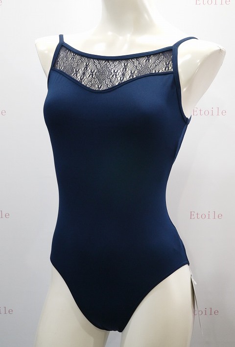 【新色】　VIDA【吸汗速乾/UPF50/サラカラ生地】 　レースキャミソールレオタード　雪乃/YUKINO