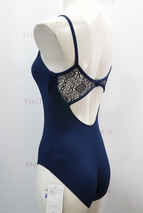 【新色】　VIDA【吸汗速乾/UPF50/サラカラ生地】 　レースキャミソールレオタード　雪乃/YUKINO