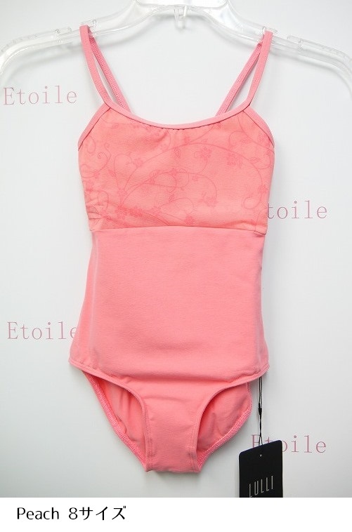 【LULLI Dancewear】　フラワーキャミソールレオタード　“Catalina”
