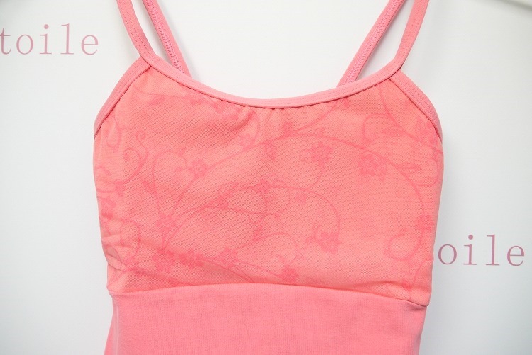 【LULLI Dancewear】　フラワーキャミソールレオタード　“Catalina”