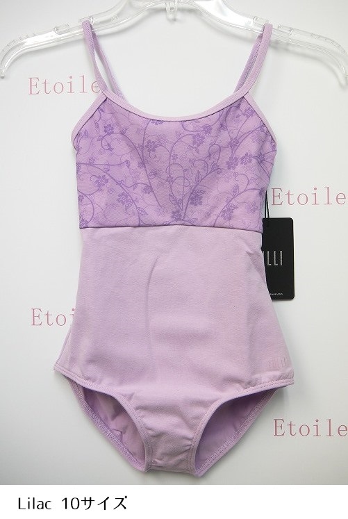 【LULLI Dancewear】　フラワーキャミソールレオタード　“Catalina”