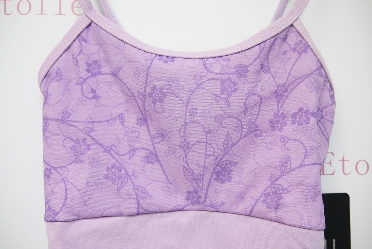 【LULLI Dancewear】　フラワーキャミソールレオタード　“Catalina”