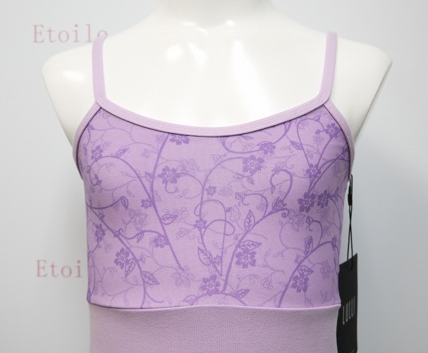 【LULLI Dancewear】　フラワーキャミソールレオタード　“Catalina”