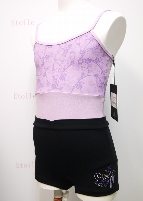 【LULLI Dancewear】　フラワーキャミソールレオタード　“Catalina”