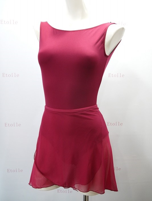 新色Ballet Rosa　ボートネックレオタード　BELLE