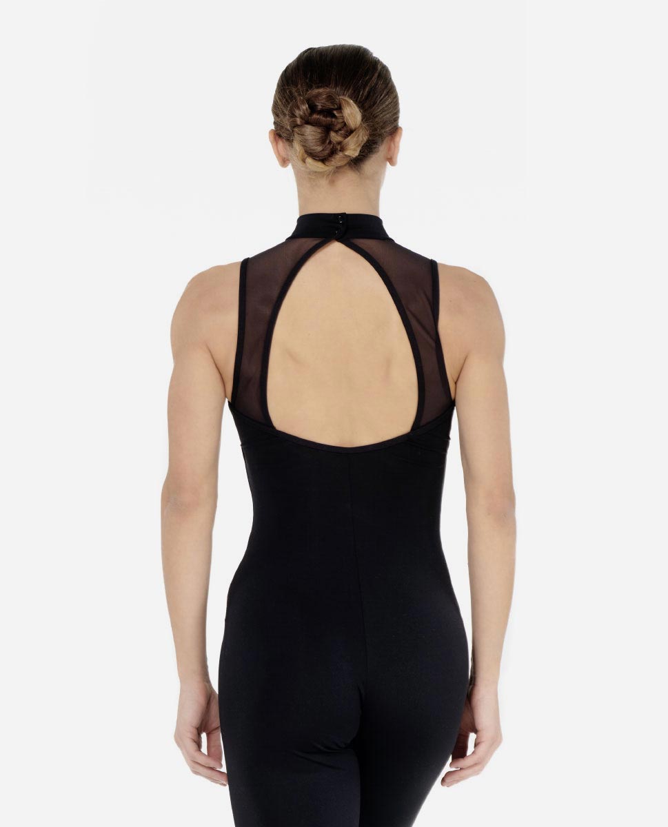 【LULLI Dancewear】　メッシュハイネックユニタード　“Rachael”