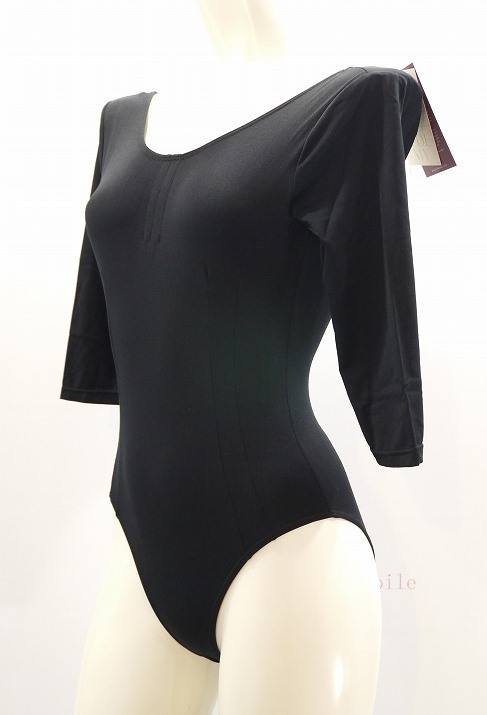 お取り寄せ【BalletRosa】　3/4スリーブレオタード　BINNA