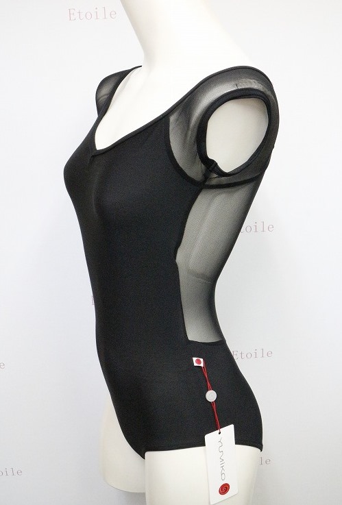 Yumiko ベロア　メッシュ　バレエレオタード Basic】YUMIKO Nina ベーシック（MESH）（B-Panel
