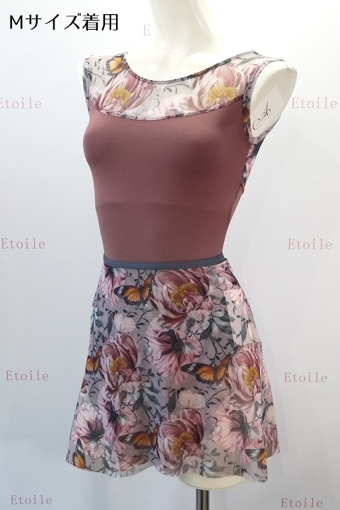 【エトワール限定 HolidayCollection】Ainsliewear メッシュタンクレオタード 156BB　Butterfly Bloom
