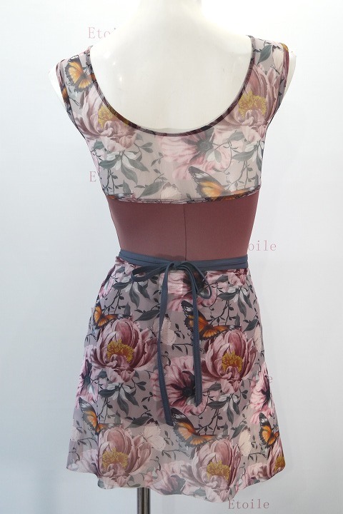 【エトワール限定 HolidayCollection】Ainsliewear メッシュタンクレオタード 156BB　Butterfly Bloom