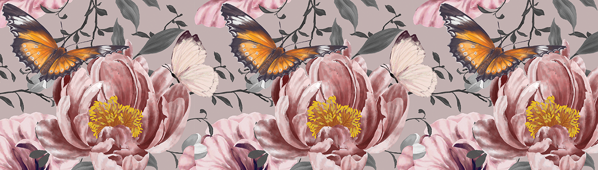 【エトワール限定 HolidayCollection】Ainsliewear メッシュタンクレオタード 156BB　Butterfly Bloom