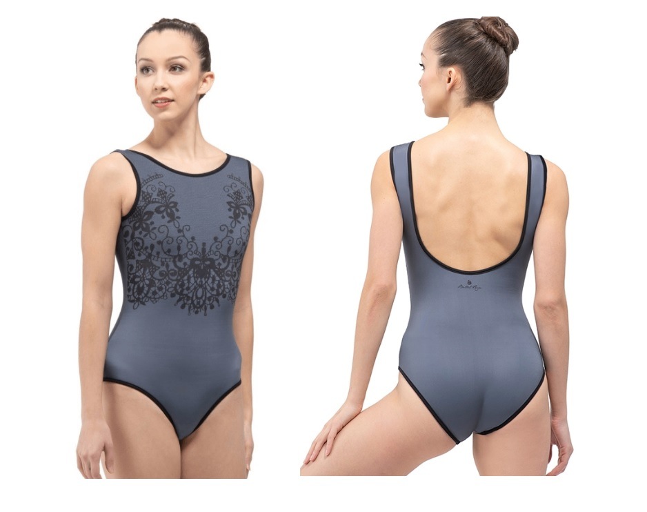 ＜特注/メーカーお取り寄せ＞【BalletRosa】　リバーシブルレースプリントレオタード　MICHON